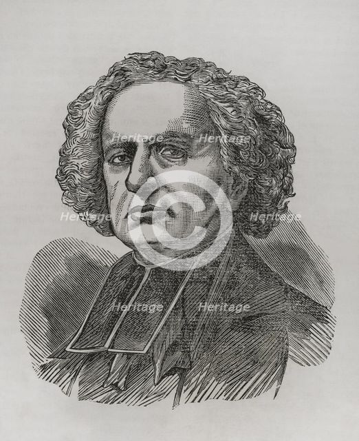 Gaspard Deguerry (1797-1871), French ecclesiastic, parish priest of the Madeleine, 1871.  Creator: Unknown.