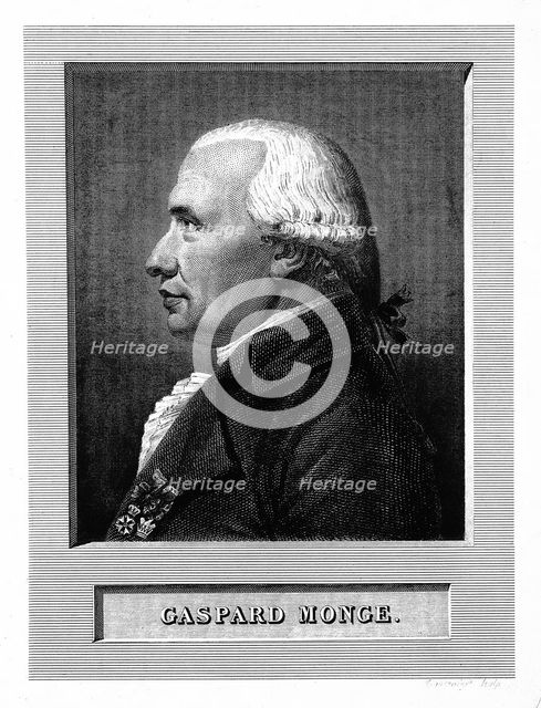 Gaspard Monge, Comte de Péluse (1746-1818), .