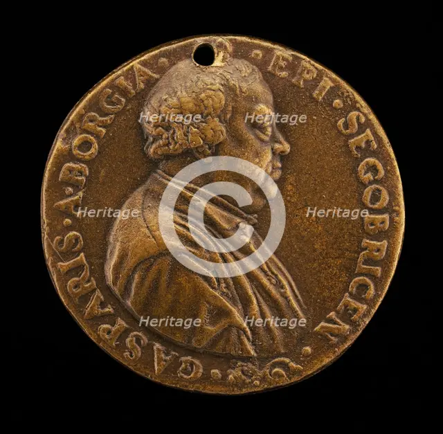 Gaspare Borgia, died 1556, Bishop of Segorbe 1530, probably 1551/1552. Creator: Alessandro Vittoria.