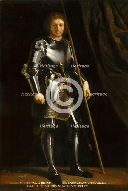 Gaston of Foix, Duke of Nemours (Warrior Saint) After Giorgione. Artist: Champaigne, Philippe, de (1602-1674)