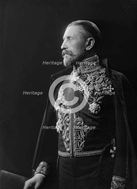 Gaston Liebert, portrait photograph, 1919 May 27. Creator: Arnold Genthe.