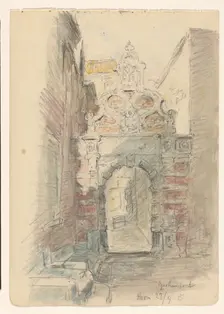 Gasthuispoort in Hoorn, 1915. Creator: Jan Hoynck van Papendrecht