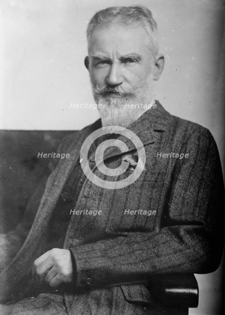 G.B. Shaw, 1914. Creator: Bain News Service.