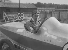 GC Stead in his AC 5 at the JCC 200 Mile Race, Brooklands, Surrey, 1921. Artist: Bill Brunell