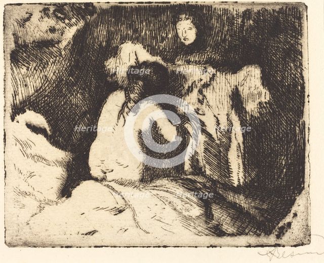 Getting Up (Le lever), 1913. Creator: Paul Albert Besnard.
