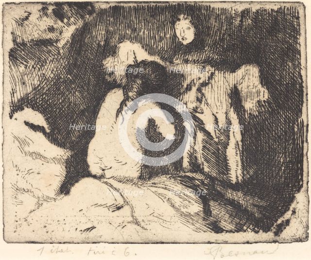 Getting Up (Le lever), 1913. Creator: Paul Albert Besnard.