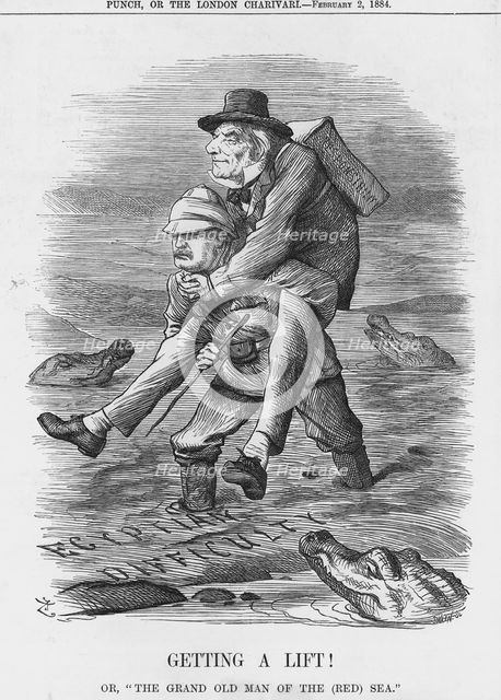 'Getting a Lift', 1884. Creator: Unknown.