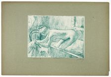 Getting Out of the Bath, 1889–90. Creator: Georges William Thornley