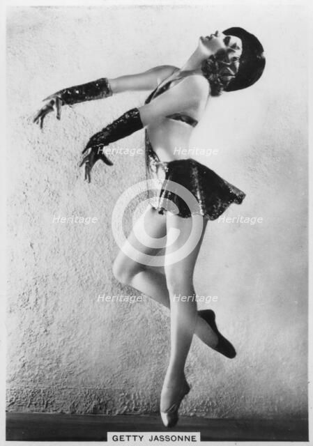 Getty Jassonne, French ballet dancer, c1936-c1939. Artist: Unknown