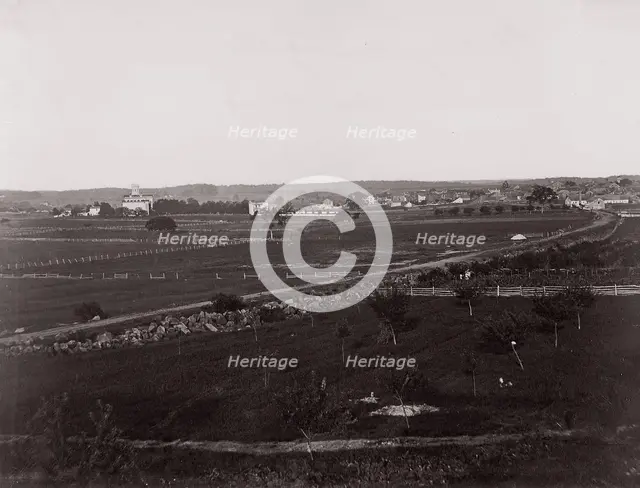 Gettysburg from the West, 1863. Creator: Tim O'Sullivan.