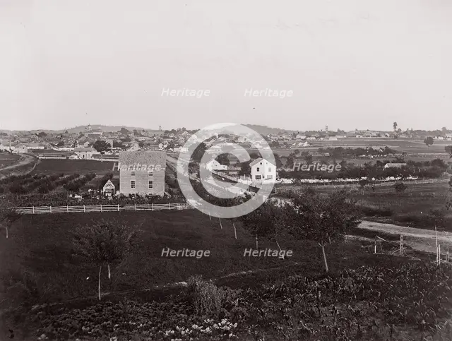 Gettysburg from the West, 1863. Creator: Unknown.