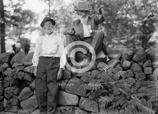 Gettysburg Reunion: G.A.R. & U.C.V., 1913. Creator: Harris & Ewing.