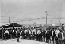Gettysburg Reunion: G.A.R. & U.C.V. - Scenes at The Encampment, 1913. Creator: Harris & Ewing