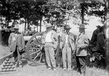 Gettysburg Reunion: G.A.R. & U.C.V. - Veterans of The G.A.R. And of The Confederacy..., 1913. Creator: Harris & Ewing