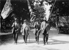 Gettysburg Reunion: G.A.R. & U.C.V. - Veterans of The G.A.R. And of The Confederacy..., 1913. Creator: Harris & Ewing