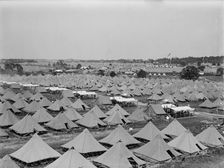 Gettysburg Reunion: G.A.R. & U.C.V. - Scenes at The Encampment, 1913. Creator: Harris & Ewing