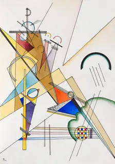 Gewebe, 1923. Creator: Kandinsky, Wassily Vasilyevich (1866-1944)