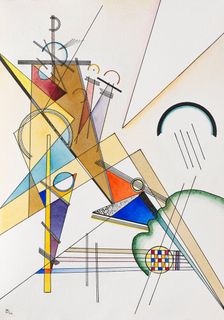 Gewebe, 1923. Creator: Kandinsky, Wassily Vasilyevich (1866-1944)
