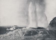 Geyser; New Zealand 1924. Artist: Valentine & Sons