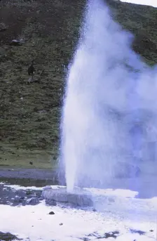 Geyser at Hverageroi, Iceland, 20th century. Artist: CM Dixon