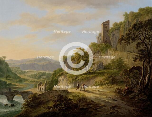 Gezicht op Civita Castellana, 1792-1809. Creator: Daniel Dupré.