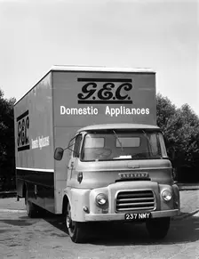 GEC Austin delivery lorry, Swinton South Yorkshire, 1963. Creator: Michael Walters