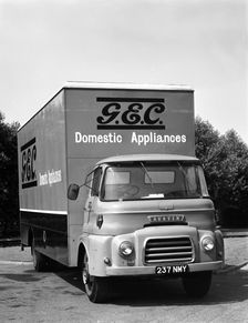 GEC Austin delivery lorry, Swinton South Yorkshire, 1963. Creator: Michael Walters