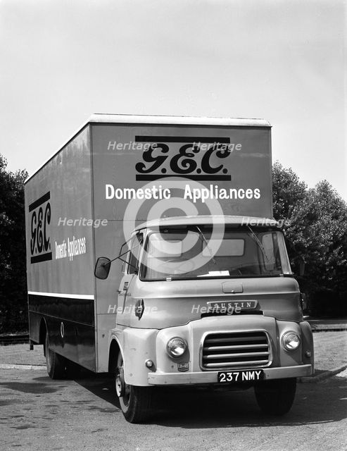 GEC Austin delivery lorry, Swinton South Yorkshire, 1963.  Creator: Michael Walters.