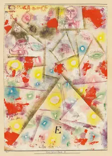 Gedenkblatt E , 1924. Creator: Klee, Paul (1879-1940)