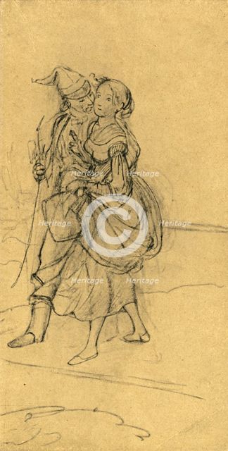 'Gefährliche Frage', mid-late 19th century, (c1924). Creator: Carl Spitzweg.