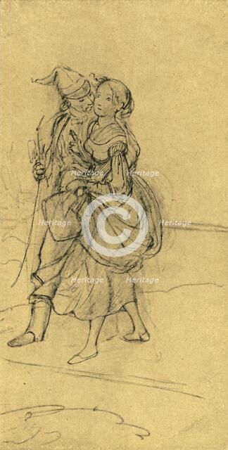 'Gefährliche Frage', mid-late 19th century, (c1924). Creator: Carl Spitzweg.