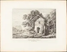 Gegend bei Aichen bei Salzburg (The Region near Aichen near Salzburg), 1830. Creator: Ludwig Richter