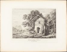 Gegend bei Aichen bei Salzburg (The Region near Aichen near Salzburg), 1830. Creator: Ludwig Richter