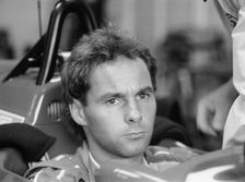 Gehard Berger with Ferrari, 1988