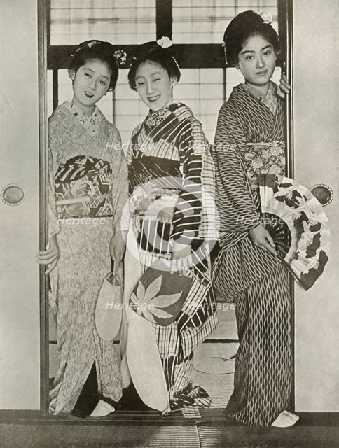 'Geisha', 1910. Creator: Herbert Ponting.