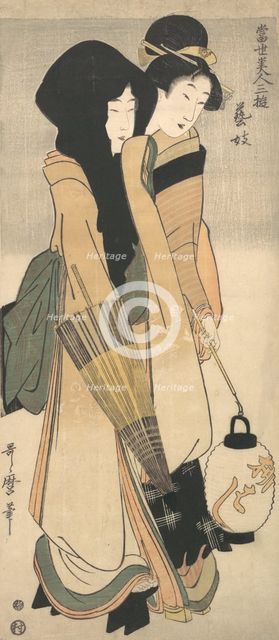 “Geisha”..., ca. 1800. Creator: Kitagawa Utamaro.