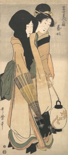 Geisha .., ca. 1800. Creator: Kitagawa Utamaro