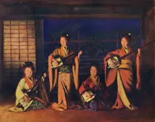 Geisha Girls 1903. Artist: Mortimer L Menpes