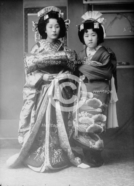 Geisha girls, between c1915 and c1920. Creator: Bain News Service.