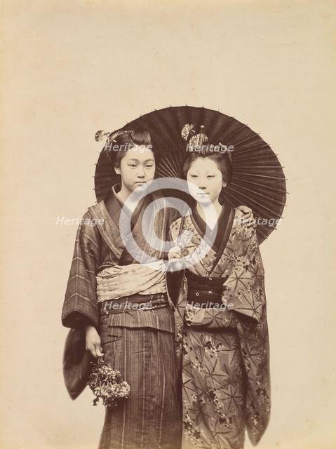 Geisha Girls, ca. 1880. Creator: Unknown.