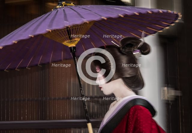 Geisha in the Rain (B). Creator: Dorte Verner.
