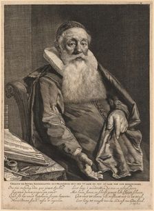Gellius de Bouma, Minister of the Gospel at Zutphen. Creator: Cornelis de Visscher (Dutch, 1628/29-1658)