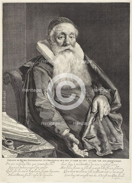 Gellius de Bouma, n.d. Creator: Cornelis de Visscher.