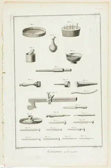 Gem Engraving, from Encyclopédie, 1762/77. Creator: A. J. Defehrt
