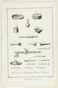 Gem Engraving, from Encyclopédie, 1762/77. Creator: A. J. Defehrt