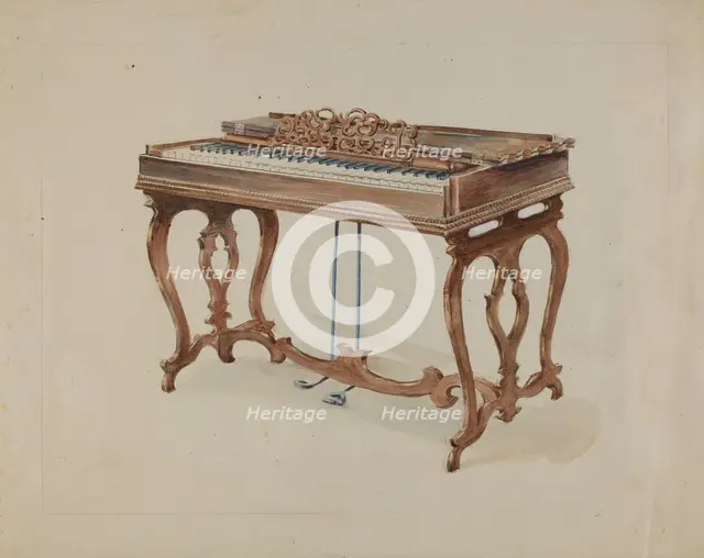 Gem Roller Organ, c. 1936. Creator: John Dieterich.