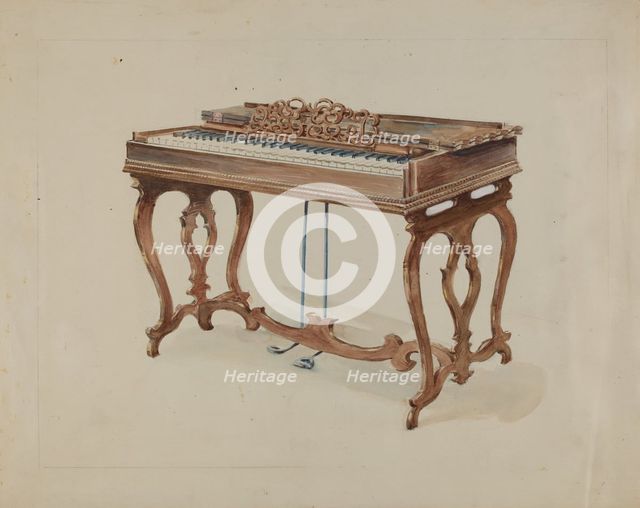 Gem Roller Organ, c. 1936. Creator: John Dieterich.