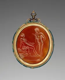 Gem with Venus and Anchises, about 25 B.C. Creator: Unknown