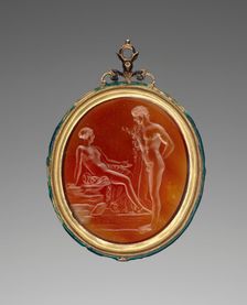 Gem with Venus and Anchises, about 25 B.C. Creator: Unknown
