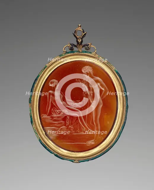 Gem with Venus and Anchises, about 25 B.C. Creator: Unknown.